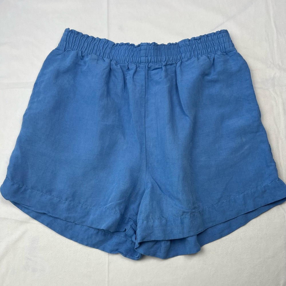 H&M Linen Blend Women’s Pull On Shorts - Medium